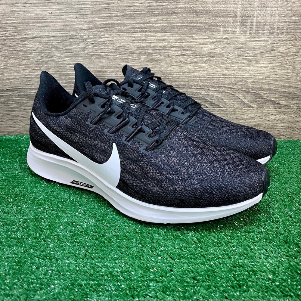 Nike Air Zoom Pegasus 36 4E Extra Wide Black White